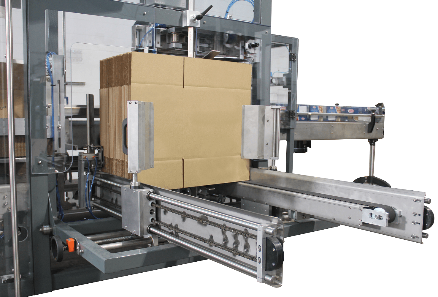 Automatic pick & place case packer for cartons