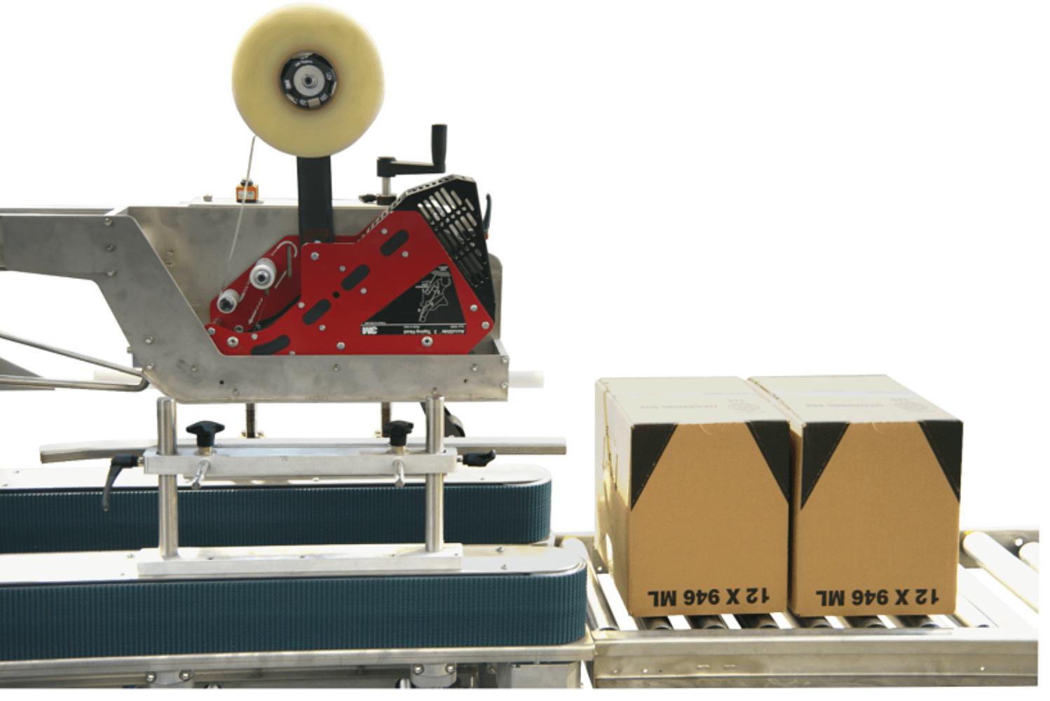 Automatic pick & place case packer for bottles
